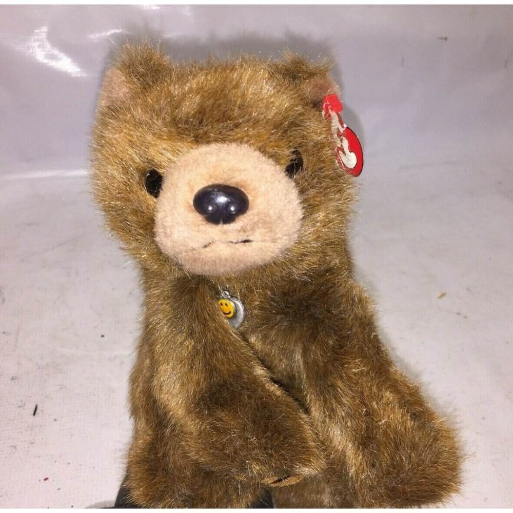 FOREST - Cute & Floppy Ty Plush Bear Big nose, heavy feet SWEET!